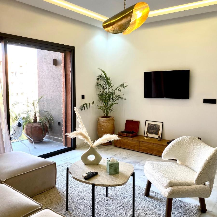 Rooftop Pool, Bright & Cozy Apartment In City Center มาร์ราเกช ภายนอก รูปภาพ