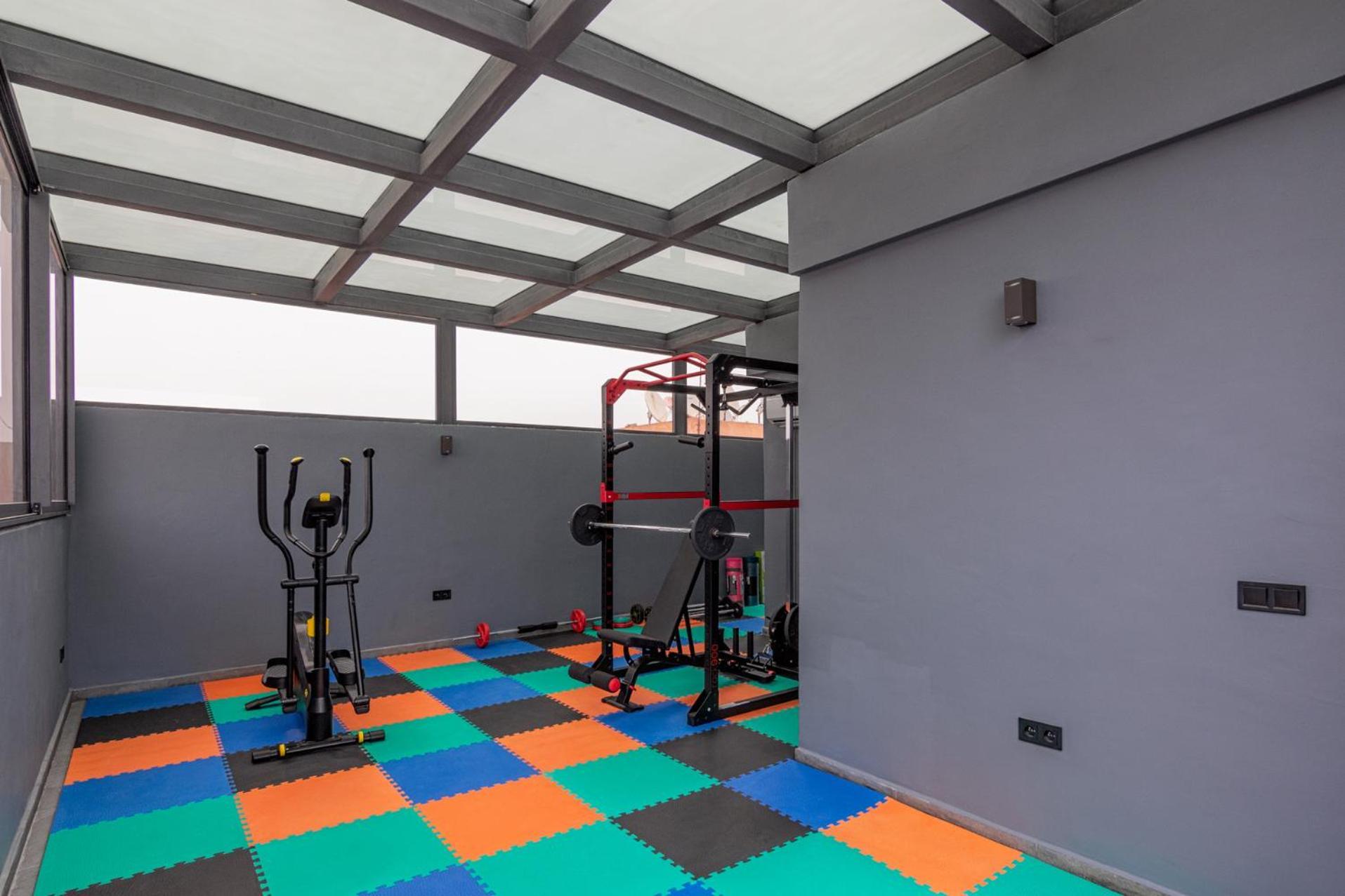 Rooftop Pool, Bright & Cozy Apartment In City Center มาร์ราเกช ภายนอก รูปภาพ
